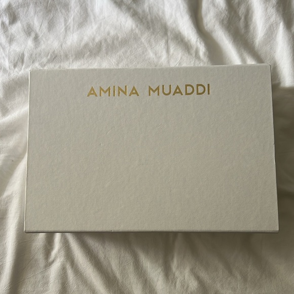 Amina Muaddi Ursina Heels - white - Picture 8 of 16